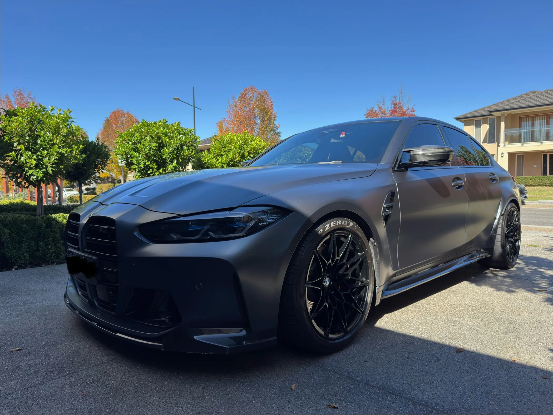 BMW M3 window tint install, R1 Auto
