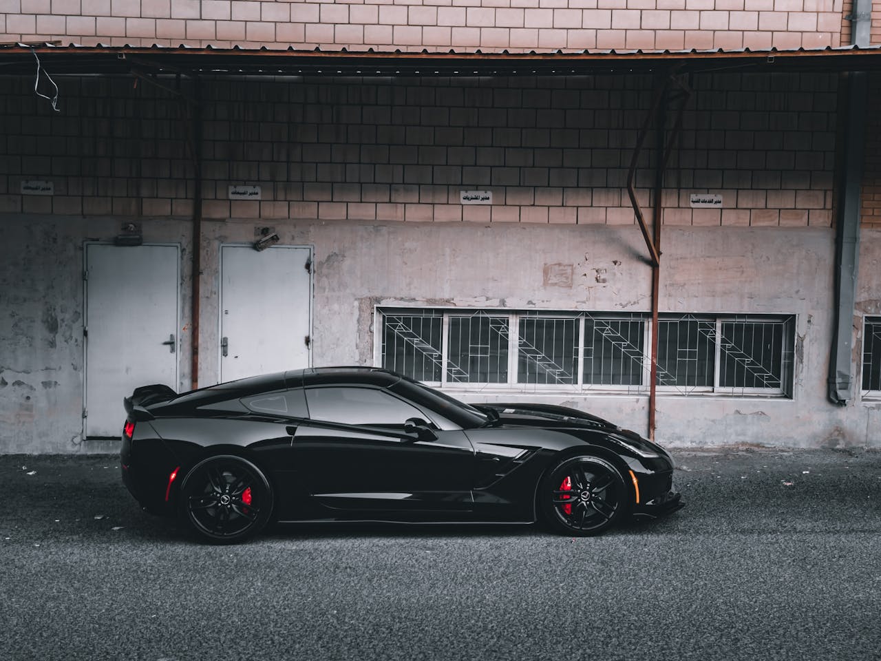 Blacked out windows
