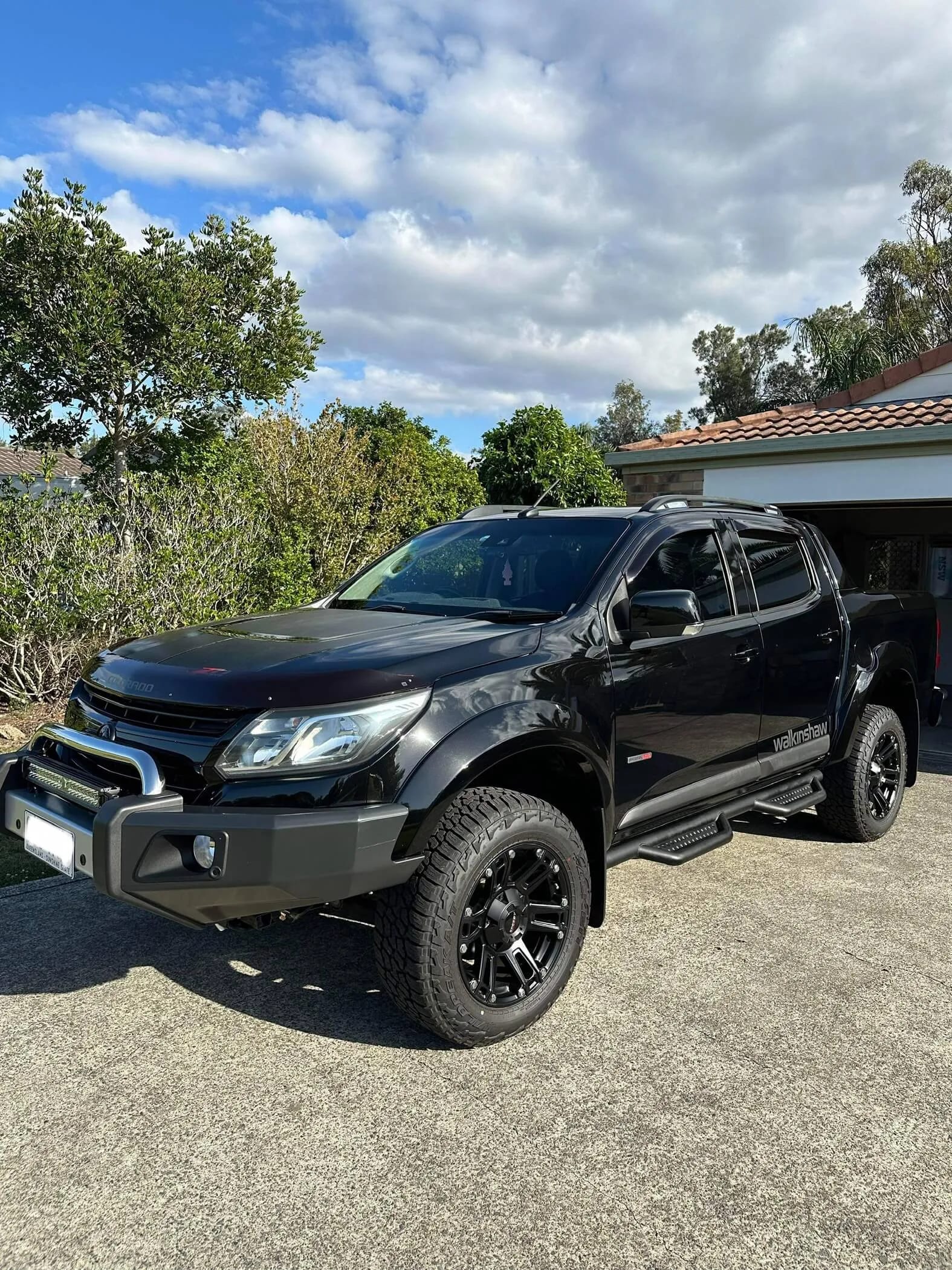 Black Holden Colorado Walkinshaw ceramic-coated by R1 Auto